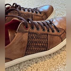 Jeffery West brown red 8 uk sneaker trainer